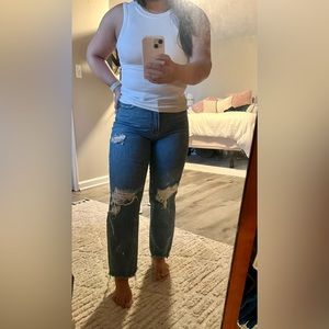 Target Vintage Straight Leg Ripped Jeans